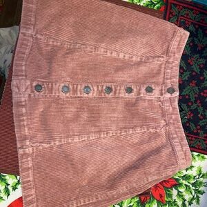 Forever 21 Blush Corduroy Skirt